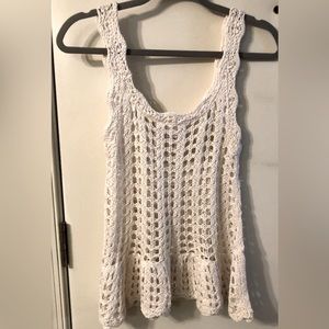 Candies babydoll crocheted top